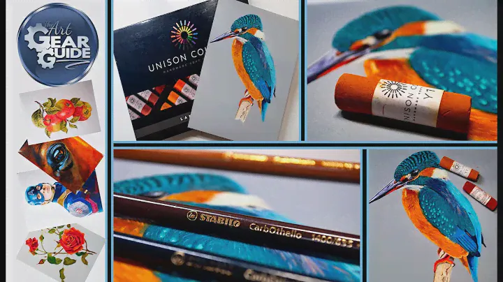 Kingfisher Pastel Drawing Unison Pastels and Stabilo Pastels