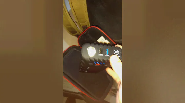 How To: Use NEXPOW Battery Jump Starter And USB Power Bank With Flashlight