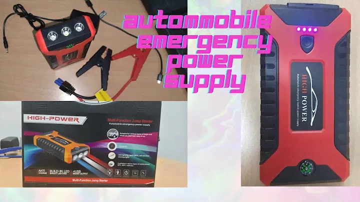 Unboxing of HIGH POWER Best Multifunction Jump Starter for CAR