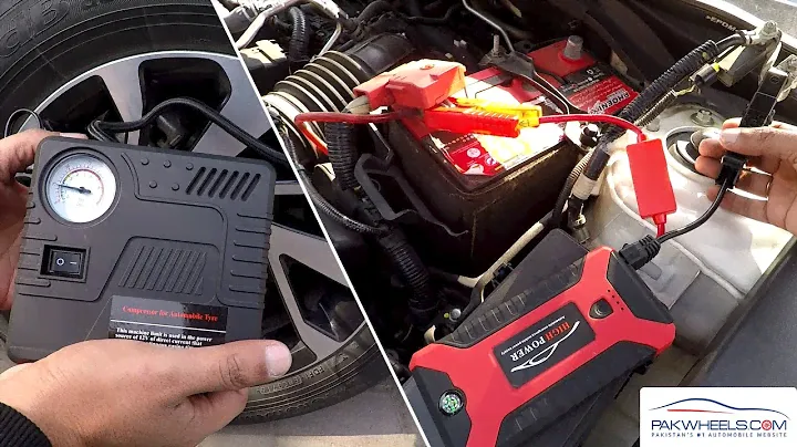 High Power Multifunction Jump Starter With Air Compressor | PakWheels Auto Parts & Accessories