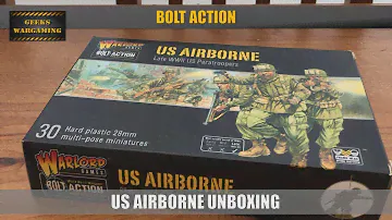 Bolt Action : Unboxing U.S Airborne Reinforcements